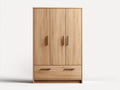 Armoire - Bois - 140 x 60 x 210 cm - Chêne clair - Style moderne