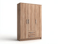 Armoire - Bois - 150 x 60 x 210 cm - Chêne naturel - Style contemporain